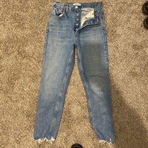 Agolde Riley button up jeans